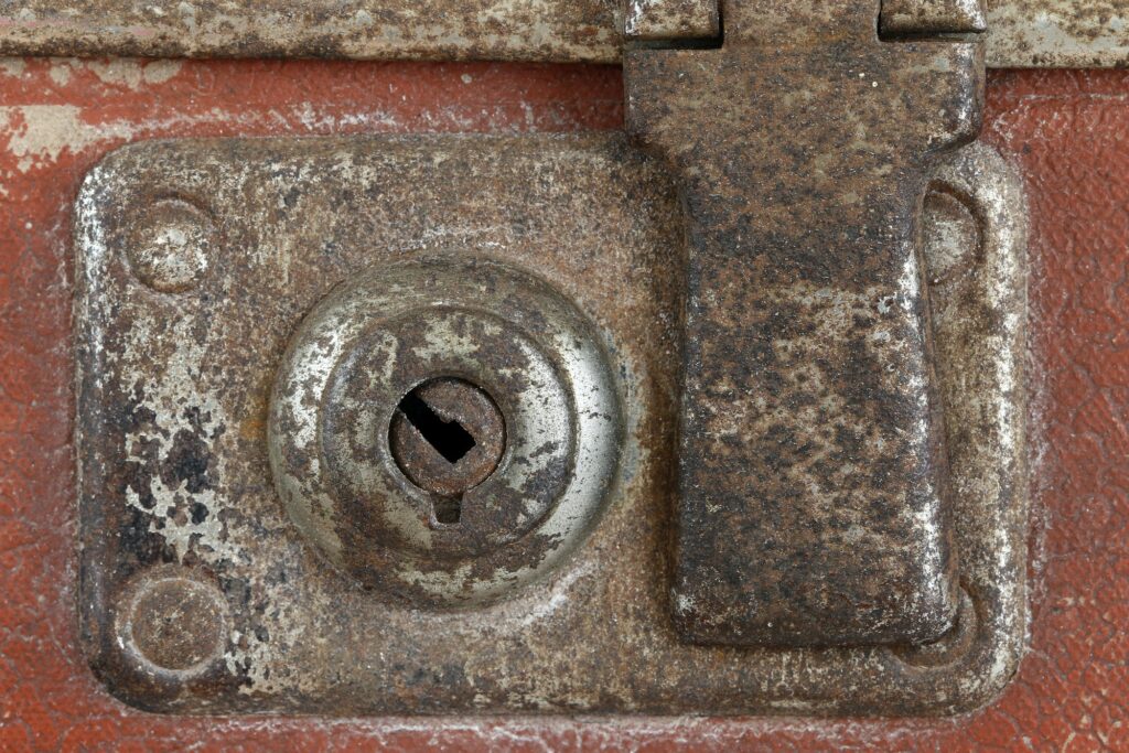 Old cashbox lock